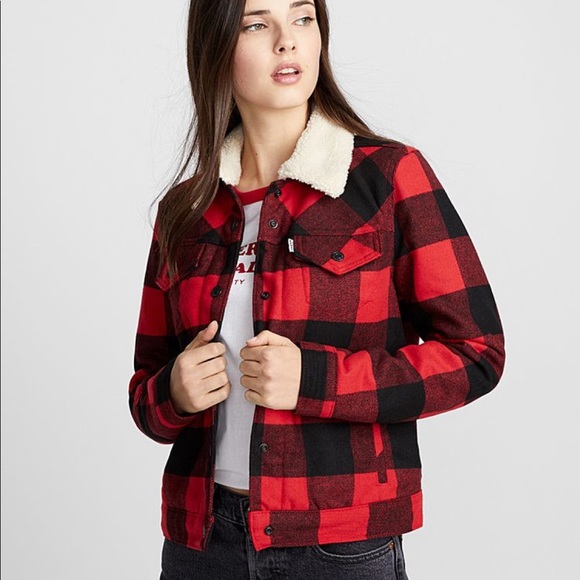 levi's buffalo plaid jacket